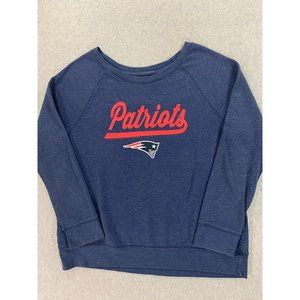 New England Patriots NFL Team Apparel Game Day Sweatshirt (Women's XL)‎ Blue
